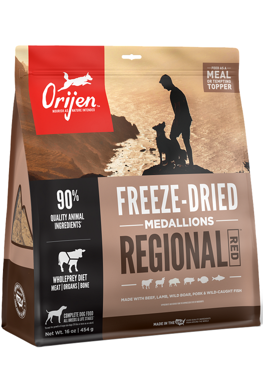 Regional Red, Freeze-Dried Food Medallions